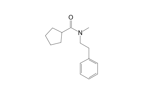 Cyclopentanecarboxamide, N-(2-phenylethyl)-N-methyl-