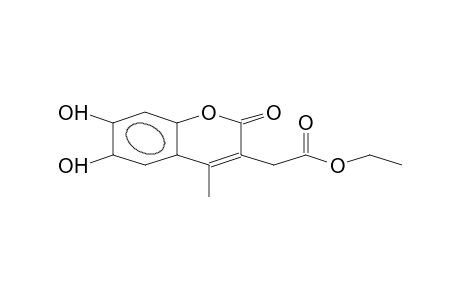 6,7-Dihydroxy-3-(ethoxycarbonylmethyl)-4-methylcoumarin