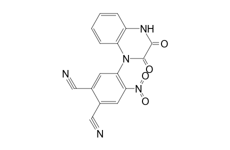Benzene-1,2-dicarbonitrile, 4-(1,2,3,4-tetrahydro-2,3-dioxo-1-quinoxalinyl)-5-nitro-