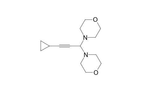 4-[3-Cyclopropyl-1-(4-morpholinyl)-2-propynyl]morpholine