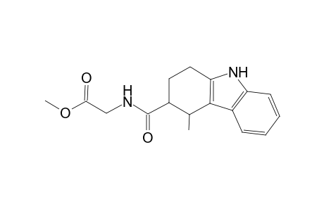 2-[(4-methyl-2,3,4,9-tetrahydro-1H-carbazole-3-carbonyl)amino]acetic acid methyl ester