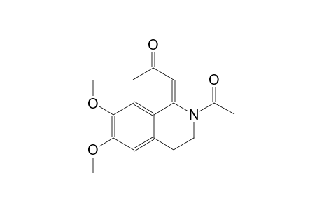 (1E)-1-(2-acetyl-6,7-dimethoxy-3,4-dihydro-1(2H)-isoquinolinylidene)-2-propanone