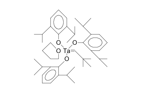 Tris(2,6-diisopropyl-phenoxy)-neopentylidene tantalum tetrahydrofuran complex