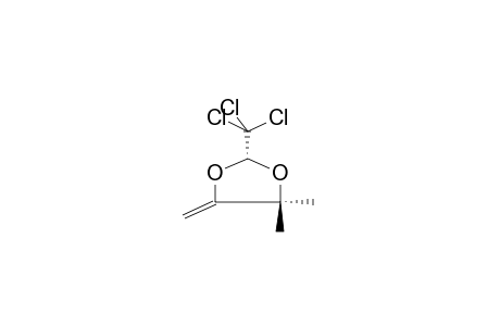 2-TRICHLOROMETHYL-4-METHYLENE-5,5-DIMETHYL-1,3-DIOXOLANE