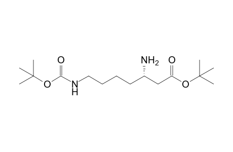 (3S)-3-amino-7-(tert-butoxycarbonylamino)enanthic acid tert-butyl ester