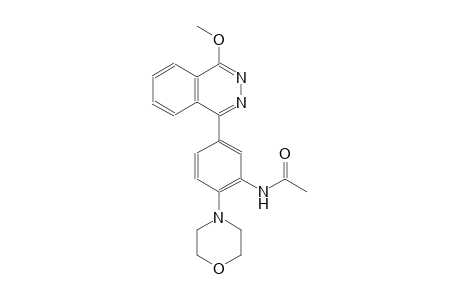 N-[5-(4-methoxy-1-phthalazinyl)-2-(4-morpholinyl)phenyl]acetamide