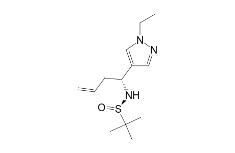 (R)-N-[(1R)-1-(1-Ethyl-1H-pyrazol-4-yl)-3-butenyl]-2-methyl-2-propanesulfinamide