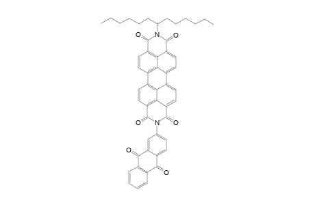 N-(1-Hexylheptyl)-N'-(2-anthraquinoyl)perylene-3,4:9,10-tetracarboxylic bisimide