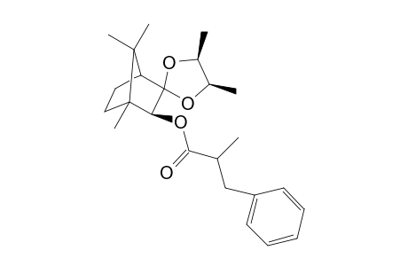 3,3-[(exo)-Butanedioxy]-2-(exo)-bornyl 2-methyl-3-phenylpropanoate