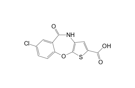 7-Chloranyl-5-oxidanylidene-4H-thieno[2,3-b][1,4]benzoxazepine-2-carboxylic acid