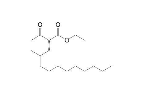 ethyl 2-acetyl-4-methyl-tridec-2-enoate