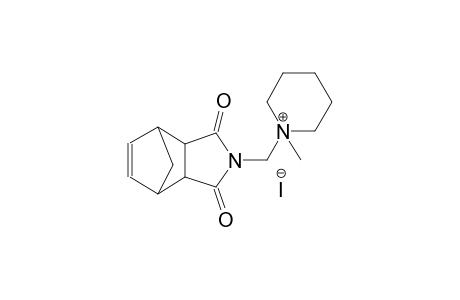 1-((1,3-dioxo-1,3,3a,4,7,7a-hexahydro-2H-4,7-methanoisoindol-2-yl)methyl)-1-methylpiperidin-1-ium iodide