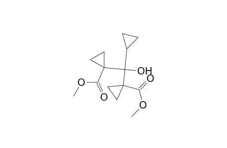 Cyclopropanecarboxylic acid, 1,1'-(cyclopropylhydroxymethylene)bis-, dimethyl ester