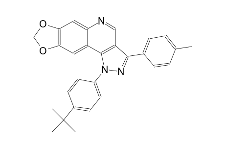 1-(4-tert-butylphenyl)-3-(4-methylphenyl)-1H-[1,3]dioxolo[4,5-g]pyrazolo[4,3-c]quinoline