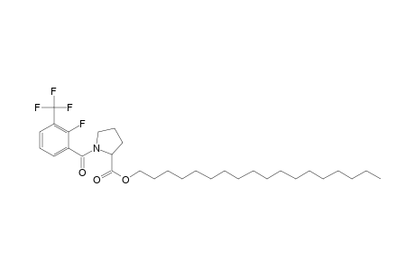 L-Proline, N-(2-fluoro-3-trifluoromethylbenzoyl)-, octadecyl ester