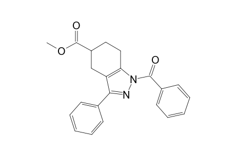 Methyl 1-Benzoyl-4,5,6,7-tetrahydro-3-phenyl-1H-indazole-5(6)-carboxylate