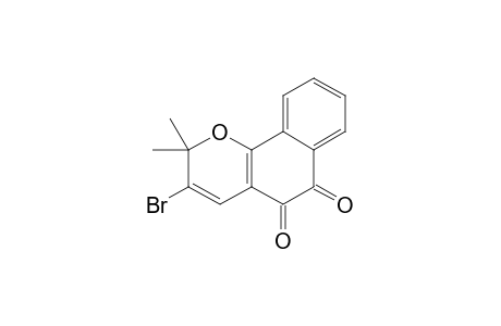 3-bromo-2,2-dimethyl-benzo[h]chromene-5,6-quinone