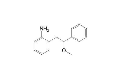 2-(2-Methoxy-2-phenylethyl)aniline