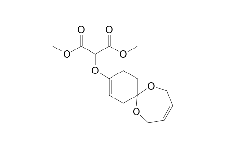 Dimethyl 2-[(7',12'-dioxa-spiro[5,6]dodeca-2',9'-dien-3'-yl)oxy]-propanedioate