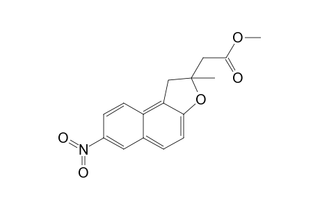 Methyl 2-(2-methyl-7-nitro-1,2-dihydronaphtho[2,1-b]furan-2-yl)acetate