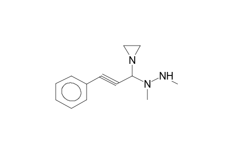 1-(1,2-DIMETHYLHYDRAZINO)-1-AZIRIDINO-3-PHENYLPROPYNE-2