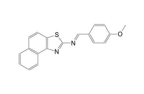 N-[(E)-(4-Methoxyphenyl)methylidene]naphtho[1,2-d][1,3]thiazol-2-amine
