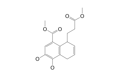 5-CARBOMETHOXYETHYL-4-CARBOMETHOXY-1,2-DIHYDROXY-5,8-DIHYDRONAPHTHALENE