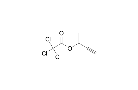 Trichloroacetic acid, but-3-yn-2-yl ester