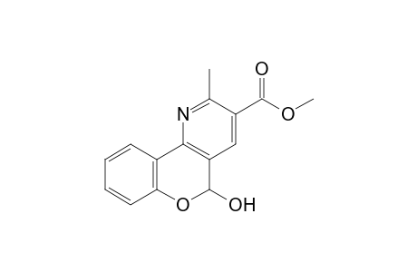 5-hydroxy-2-methyl-5H-[1]benzopyrano[4,3-b]pyridine-3-carboxylic acid, methyl ester