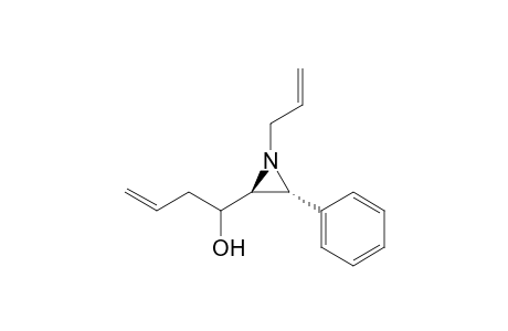 trans-1-Allyl-2-(1-hydroxy-3-butenyl)-3-phenylaziridine