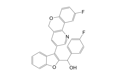[3-(9-fluoro-5H-chromeno[4,3-b]pyridin-3-yl)-1-benzofuran-2-yl](4-fluorophenyl)methanol