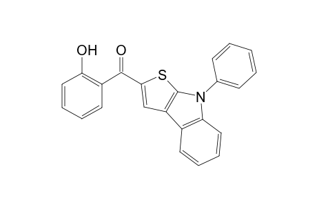 2-{8-Phenyl-8H-thieno[2,3-b]indole-2-carbonyl}phenol