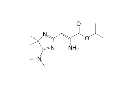 Isopropyl ester of 2-Amino-3-(5'-dimethylamino-4,4'-dimethyl-4'H-imidazol-2'-yl) acrylic acid