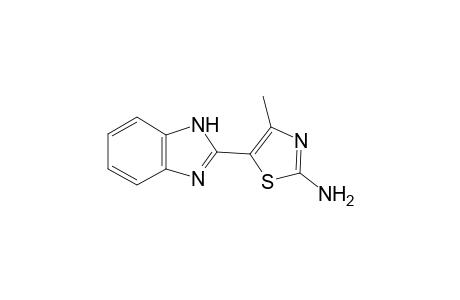 Thiazol-2-amine, 5-(2-benzimidazolyl)-4-methyl-