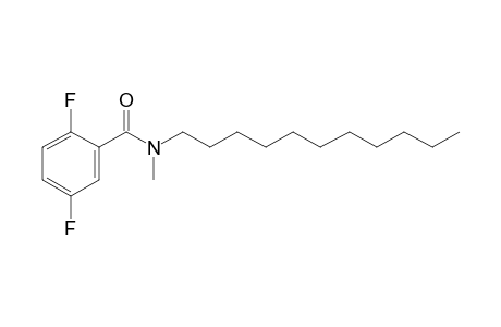 Benzamide, 2,5-difluoro-N-methyl-N-undecyl-