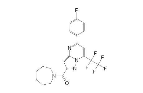 5-(4-fluorophenyl)-2-(hexahydro-1H-azepin-1-ylcarbonyl)-7-(1,1,2,2,2-pentafluoroethyl)pyrazolo[1,5-a]pyrimidine