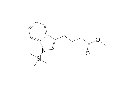 1H-Indole-3-butanoic acid, 1-(trimethylsilyl)-, methyl ester