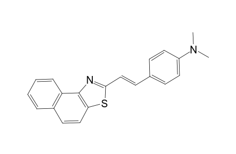 Benzenamine, N,N-dimethyl-4-(2-naphtho[1,2-d]thiazol-2-ylethenyl)-