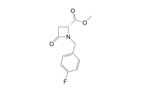 methyl (2R)-1-[(4-fluorophenyl)methyl]-4-oxo-azetidine-2-carboxylate