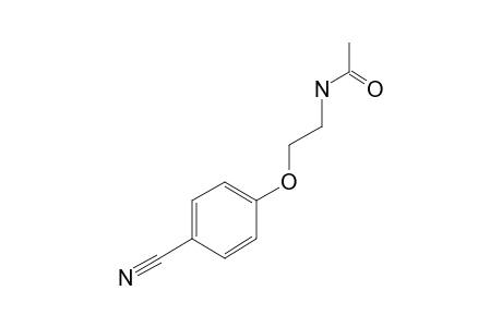 4-(2-Aminoethoxy)benzonitrile, N-acetyl-