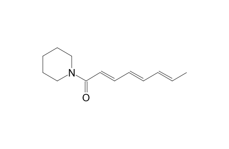Piperidine, 1-(1-oxo-2,4,6-octatrienyl)-, (E,E,E)-