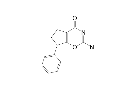 2-amino-7-phenyl-6,7-dihydro-5H-cyclopenta[e][1,3]oxazin-4-one