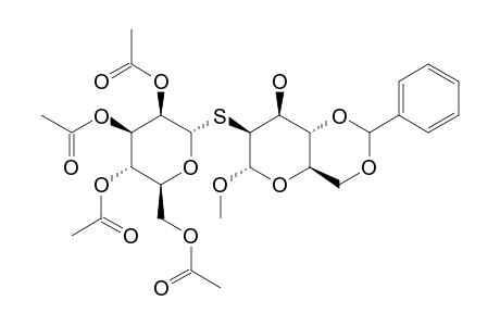 METHYL-4,6-O-BENZYLIDENE-2-S-(2,3,4,6-TETRA-O-ACETYL-ALPHA-D-MANNOPYRANOSYL)-2-THIO-ALPHA-D-MANNOPYRANOSIDE