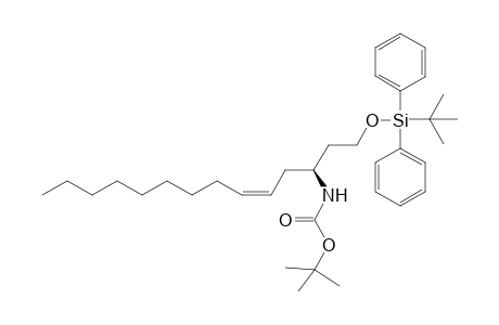 1-[(tert-Butyldiphenylsilyl)oxy]-3-[(tert-butoxycarbonyl)amino]-5-tetradecene