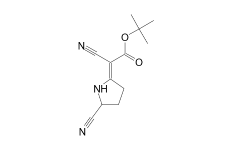 Cyano-(5-cyanopyrrolidin-2-ylidene)acetic acid, t-butyl ester