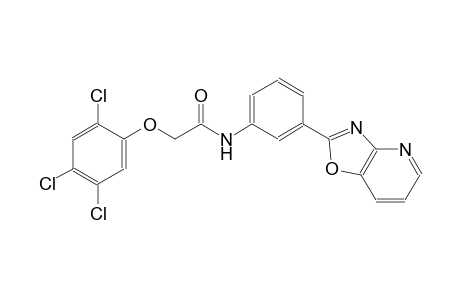 N-(3-[1,3]oxazolo[4,5-b]pyridin-2-ylphenyl)-2-(2,4,5-trichlorophenoxy)acetamide