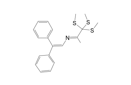 (E)-4-Methyl-1,1-diphenyl-5,5,5-tris-thiomethyl-3-aza-1,3-pentadiene