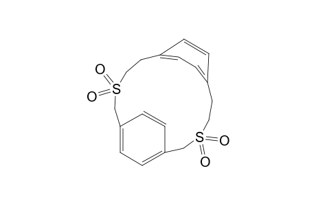 3,12-Dithiatricyclo[12.2.2.2(6,9)]eicosa-6,8,14,16,17,19-hexaene, 3,3,12,12-tetraoxide