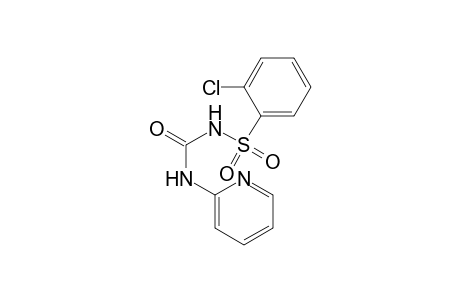 2-[(([(2-Chlorophenyl)sulfonyl]amino)carbonyl)amino]pyridine