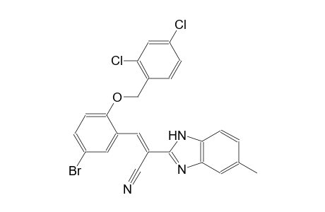 1H-benzimidazole-2-acetonitrile, alpha-[[5-bromo-2-[(2,4-dichlorophenyl)methoxy]phenyl]methylene]-5-methyl-
